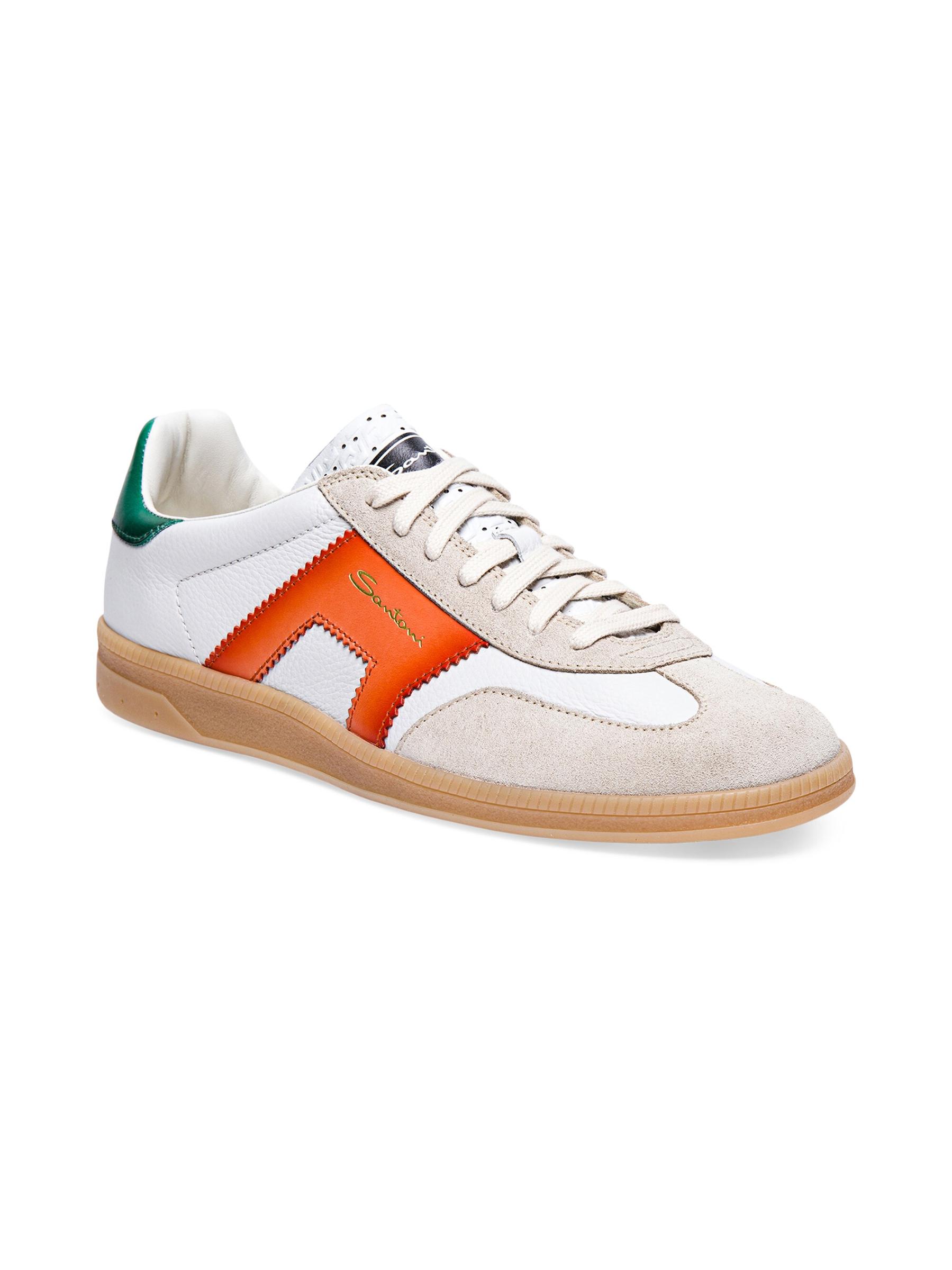 Shop Santoni - DBS Oly Low-Top Sneakers | Saks Fifth Avenue