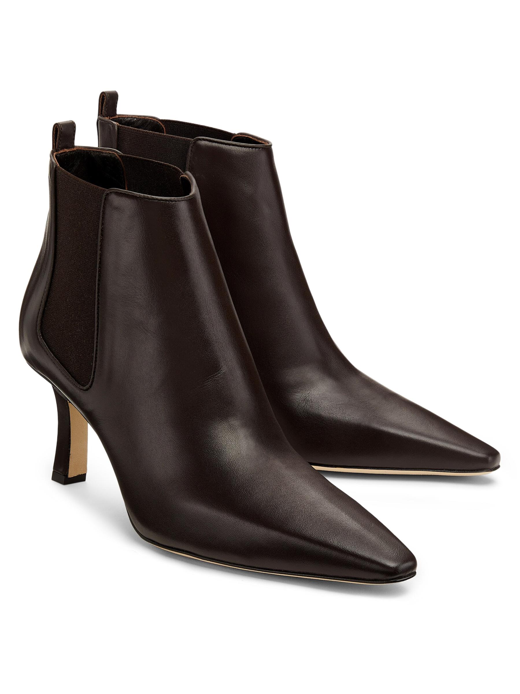 スエード ジュエルバックル アンクルブーツ（シューズ）｜MANOLO