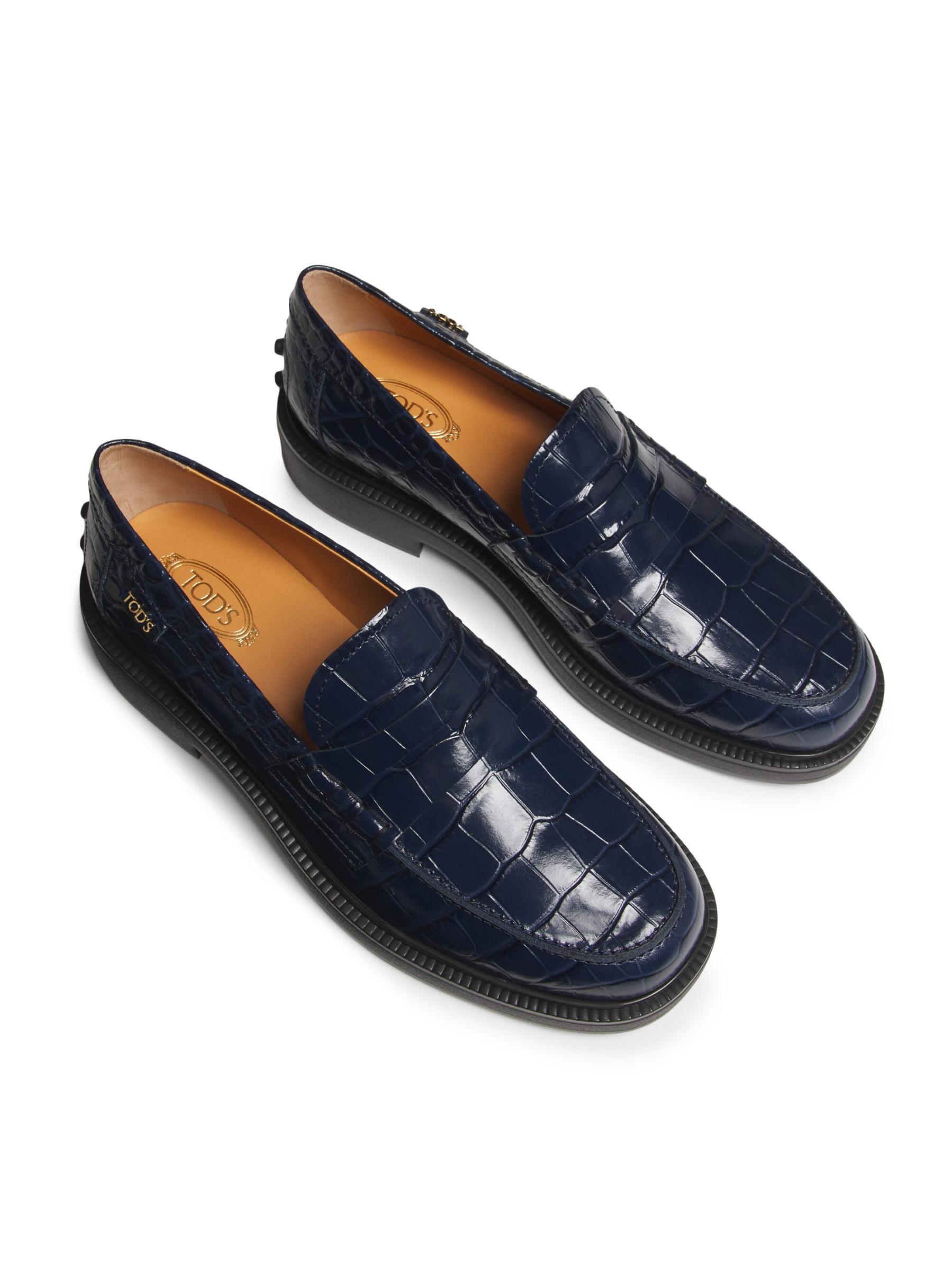 Shop Tod's - Gomma 20L Leather Penny Loafers | Saks Fifth