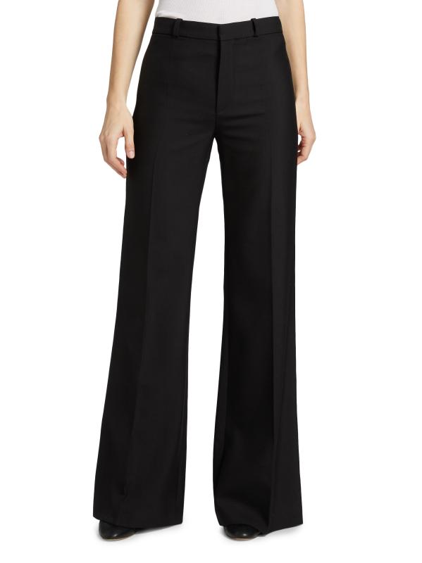 Chloé - ウールハイライズフレアパンツ をオンライン購入 | Saks