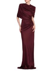 STELLA MCCARTNEY ワンピース Satin gown859004 STELLA MCCARTNEY Twist-front cutout satin gown | NET-A-PORTER