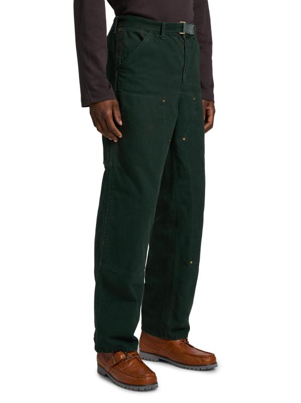 パンツ sacai Carhartt WIP Duck Pants Green 2 Sacai Sacai x Carhartt WIP Duck Cargo Cotton Pants | Saks
