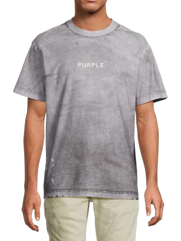 Shop Purple Brand - Textured Jersey Logo T-Shirt | Saks