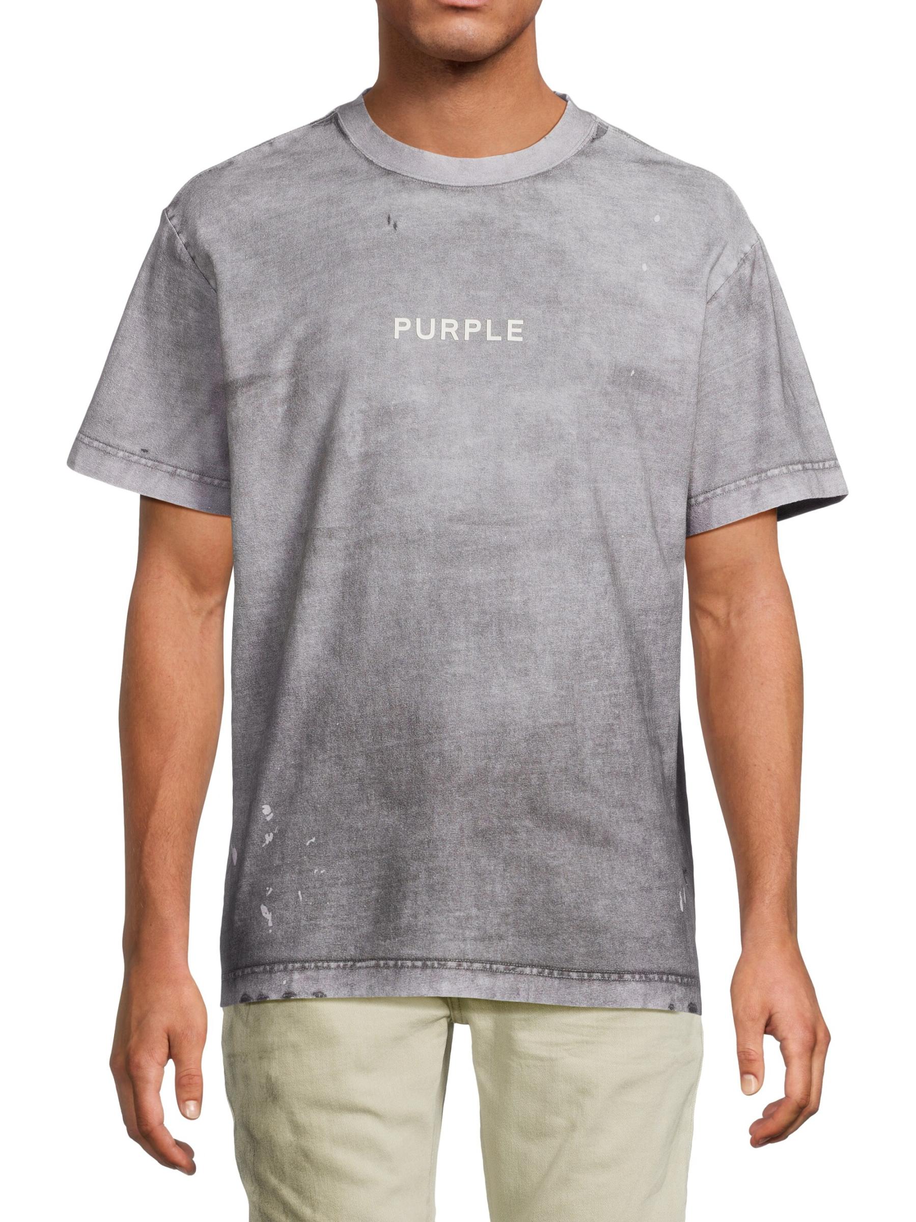 Purple Brand ★ ロゴ テクスチャード Tシャツ Purple Brand - テクスチャード・ジャージー ロゴTシャツ を