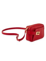 直営店Ferragamo☆レザー カメラバッグ ショルダーバッグ 赤 Ferragamo - 革製カメラバッグ をオンライン購入 | Saks Fifth