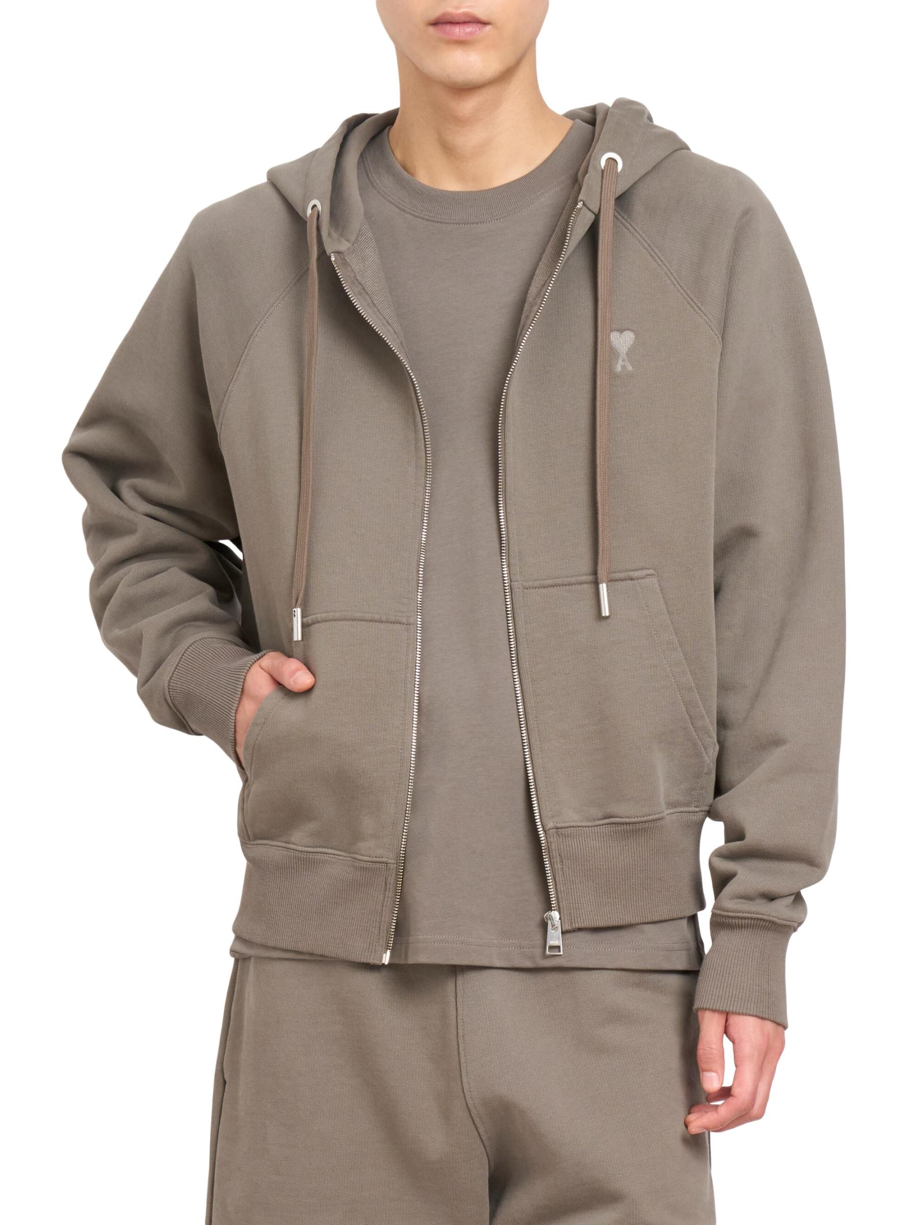 正規品　ami paris ADC ZIPPED HOODIE ジップパーカー アミ パリス AMI PARIS USW415.747 パーカー ADC ZIPPED HOODIE