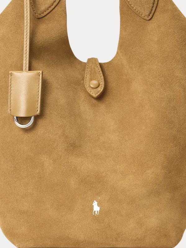 【Polo Ralph Lauren】スエード Play ミディアムトート Polo Play Suede Medium Tote
