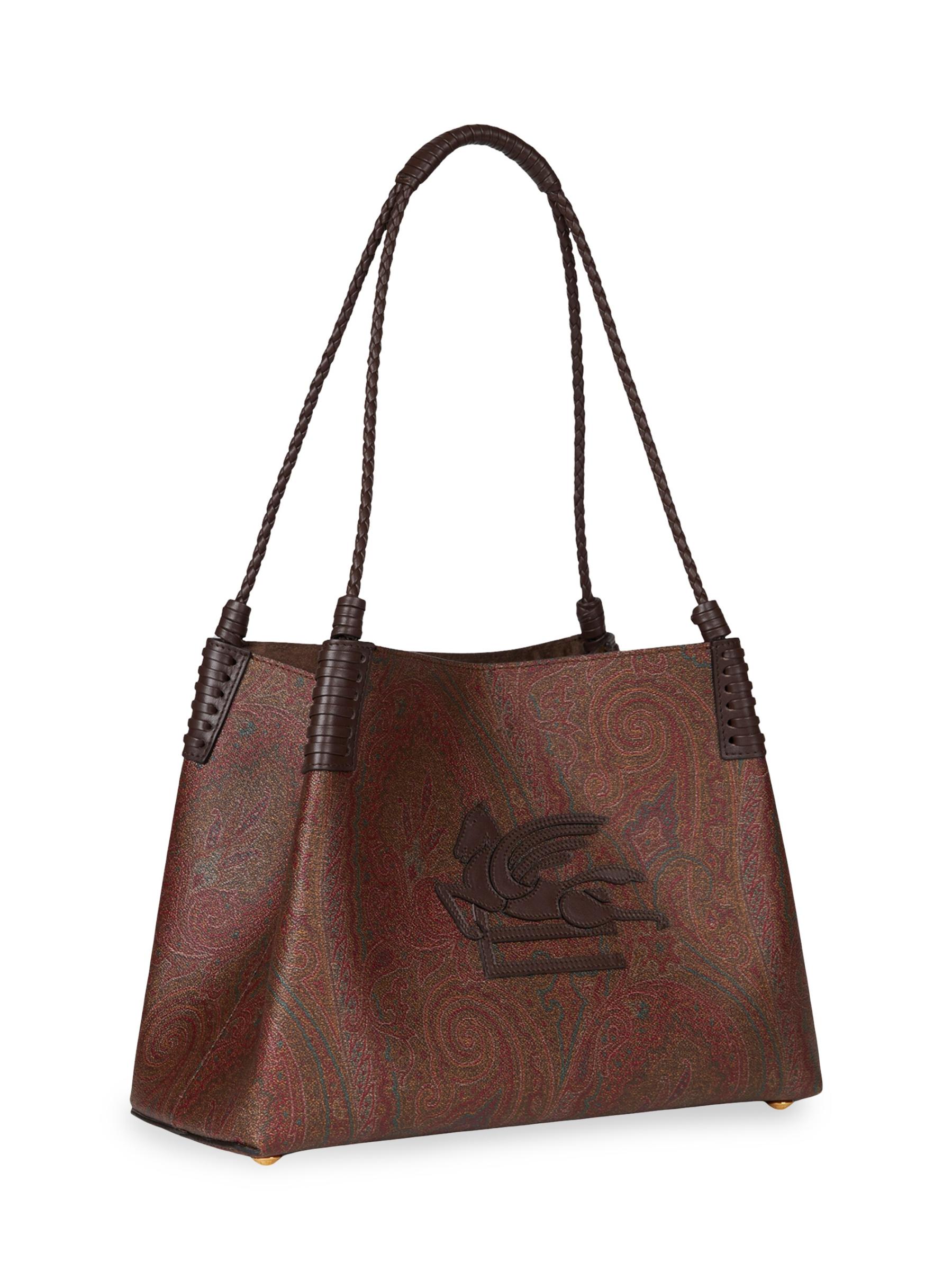 トートバッグ Etro Libra S Arnica Suede Shopping Bag SMALL ARNICA LIBRA TOTE BAG | Shopping Bags | ETRO