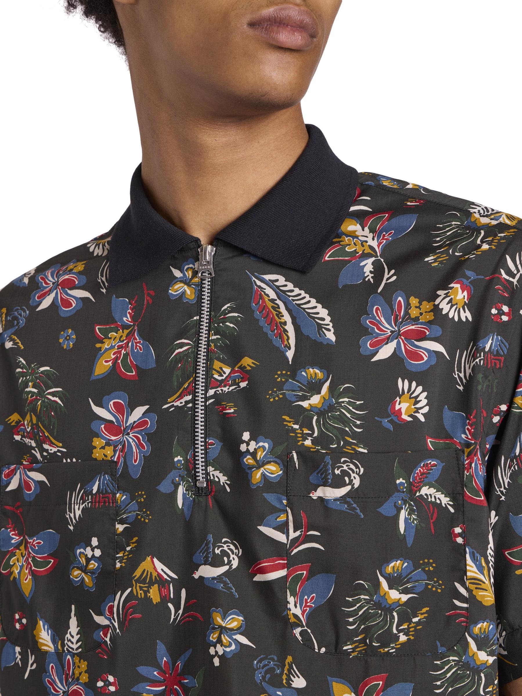 sacai S Pique Polo Shirt ポロシャツ　黒 Sacai - S ピケ ポロシャツ | HBX - ハイプビースト(Hypebeast)が厳選