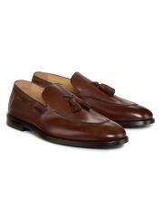 Brunello Cucinelli - タッセル付きレザーローファー を