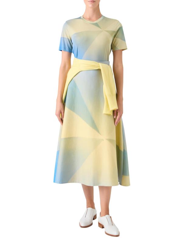 #6: تي شيرت حريري بطبعة صن بيم - متعدد الألوان