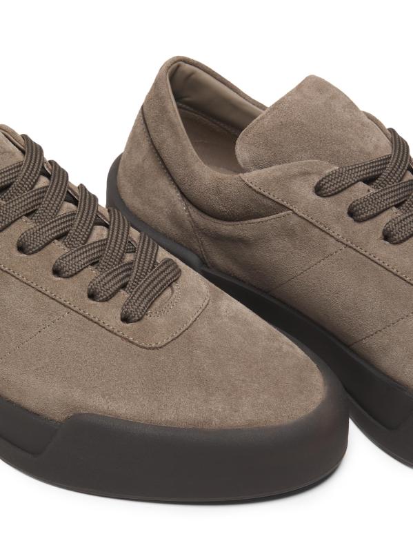 #2: حذاء رياضي أيروبيك من الجلد المدبوغ برقبة قصيرة - صفصاف