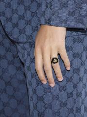 Gucci - インターロッキングG 18Kイエローゴールド、ブラック