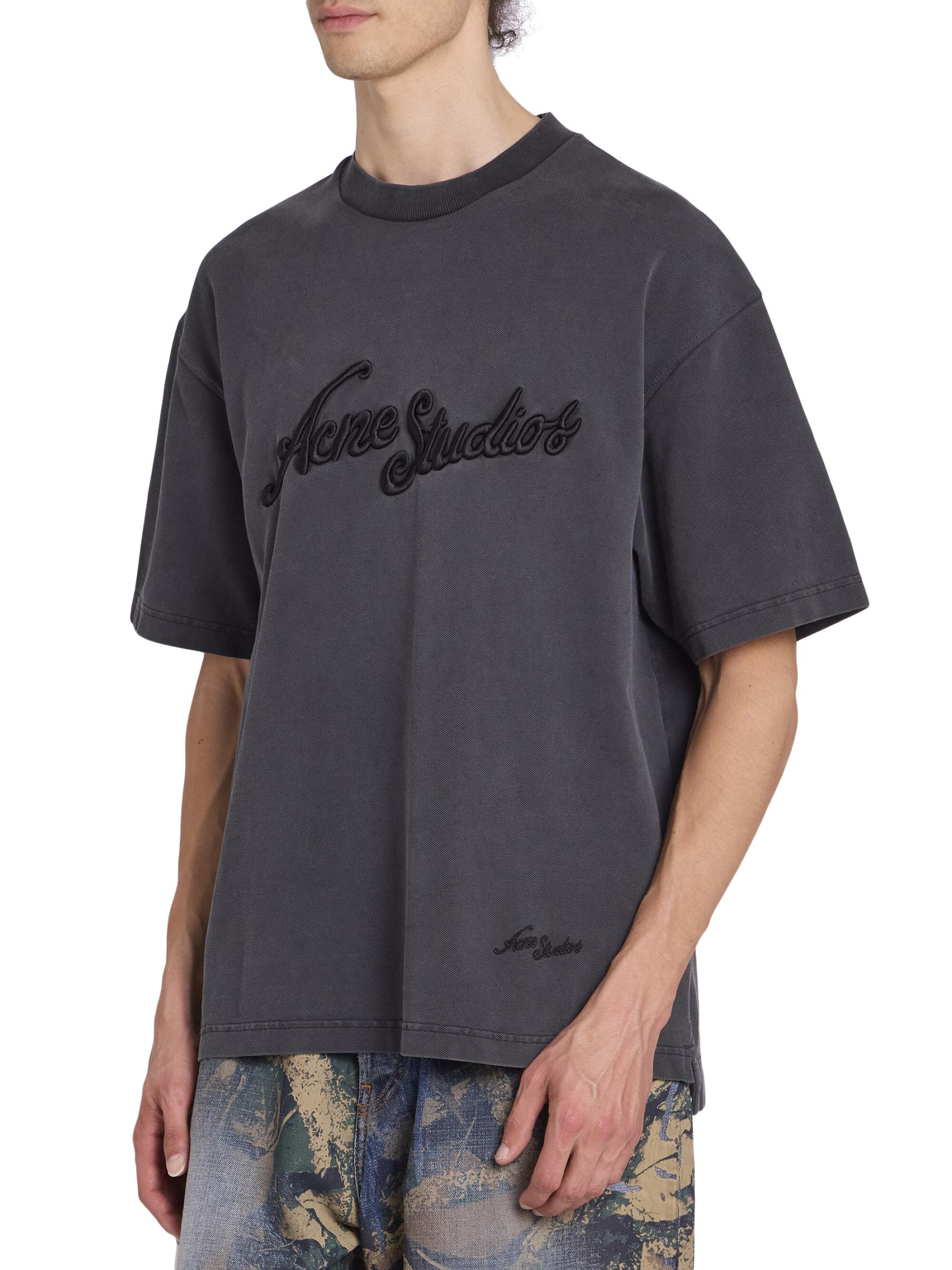 Acne Studios - エクスフォード・ピケ・ツーリスト・ロゴTシャツ