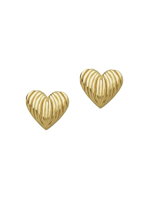 Jennifer Zeuner スタッド ドーム ゴールド ピアス Designer Gold, Silver and 14K Jewelry - Jennifer Zeuner