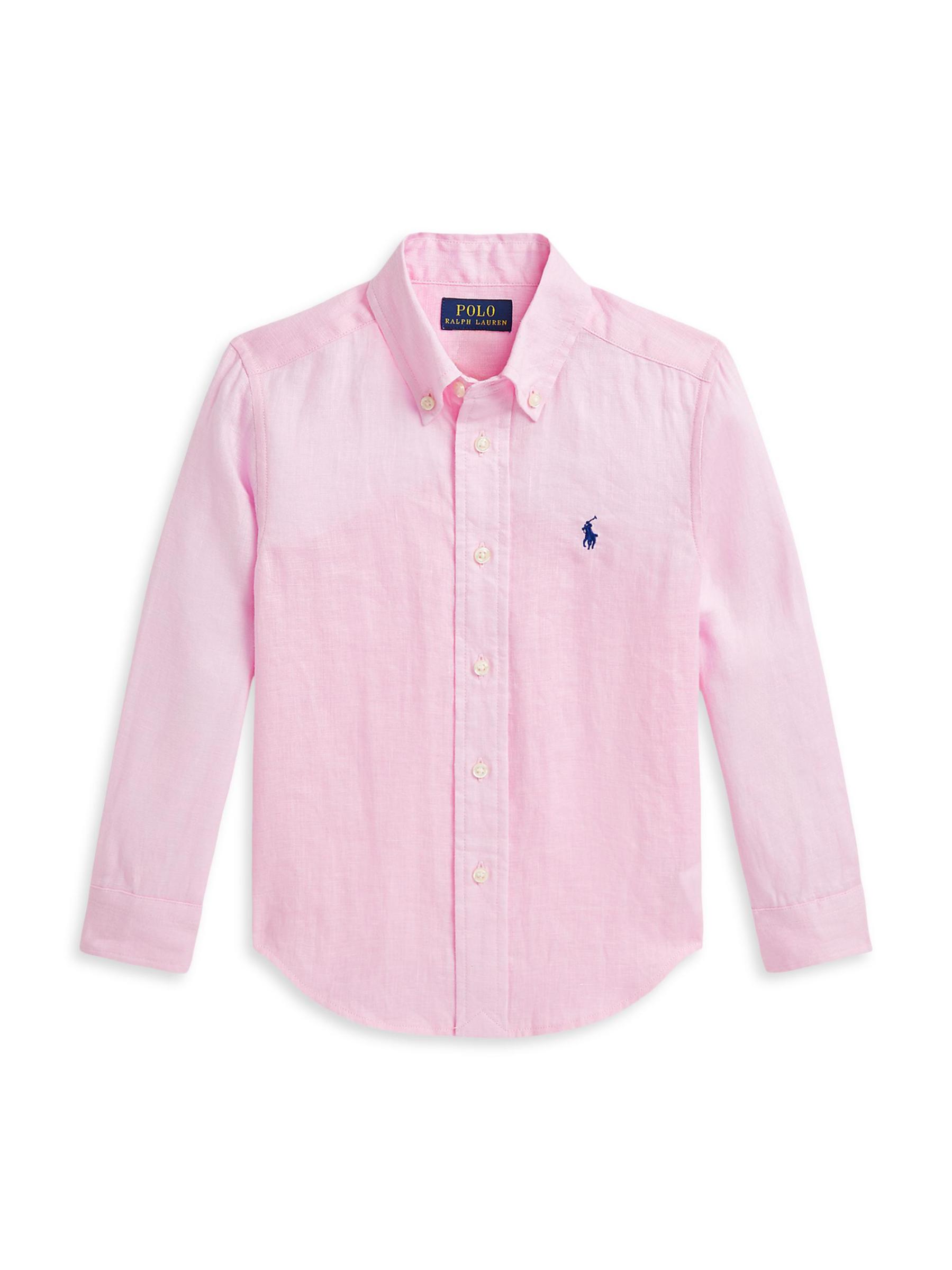 Compra Polo Ralph Lauren - Camisa abotonada de lino para niño y chico |  Saks Fifth Avenue México, image size:1799x2400