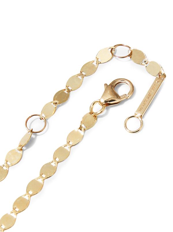 #4: قلادة على شكل سلسلة من الذهب الأصفر عيار 14 قيراط عارية - الذهب