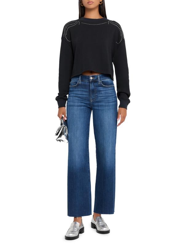 #5: سويت شيرت تيري كروب فينتاج - أسود