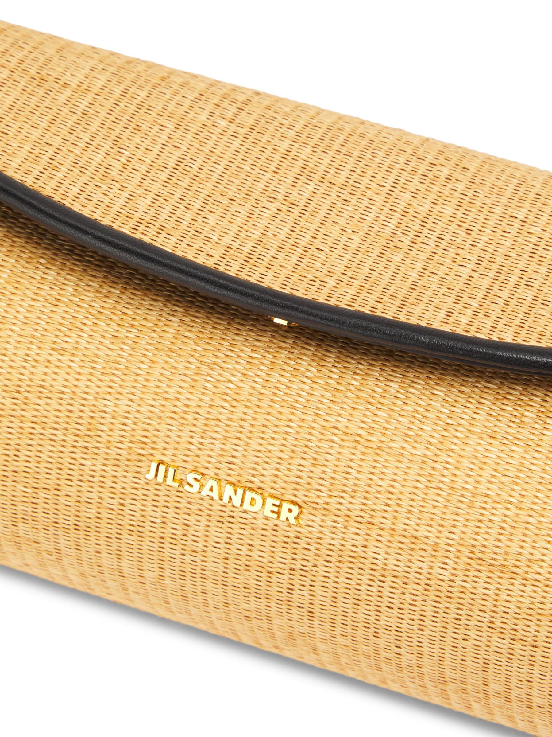 Jil Sander - カンノーロ スモール ラフィア ショルダーバッグ
