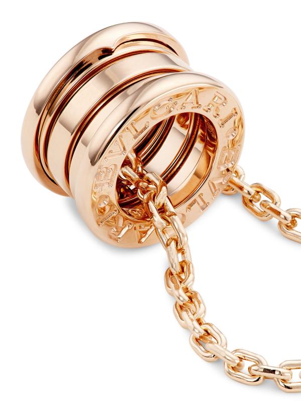 BVLGARI - B.zero1 18Kローズゴールドペンダントネックレス を