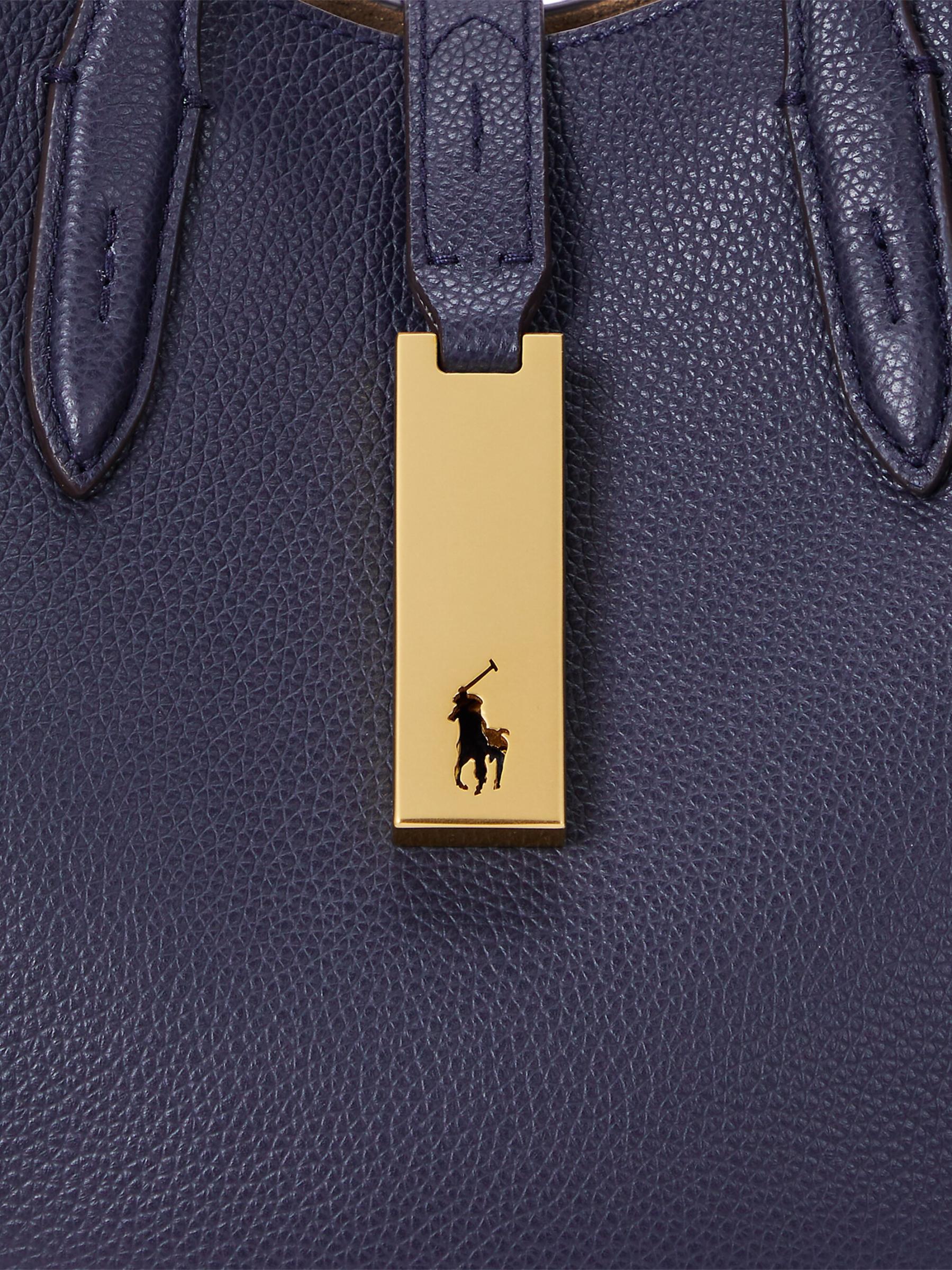 【Polo Ralph Lauren】レザークロスボディトップハンドルバッグ Polo Ralph Lauren - レザートップハンドルバッグ をオンライン