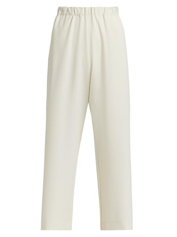 Shop Fabiana Filippi - Tecno Cropped Wide-Leg Trousers