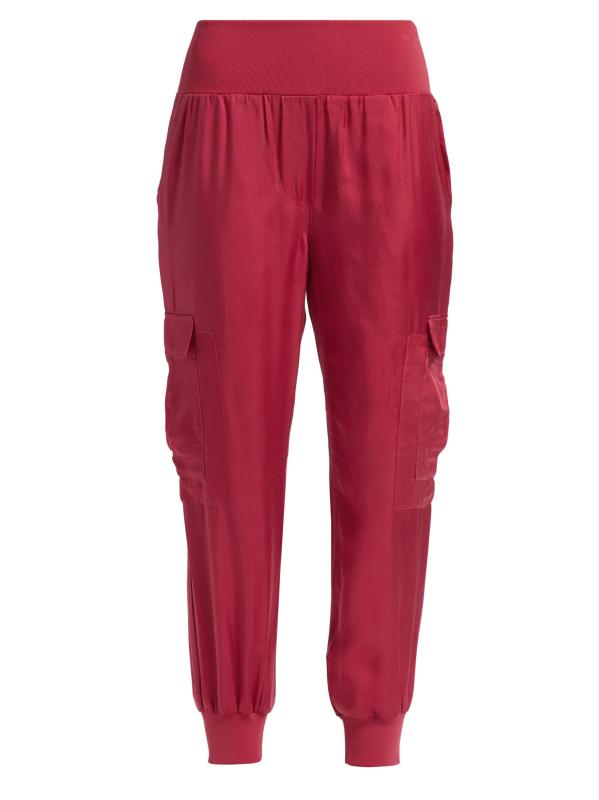 #1: بنطال جايلز تويل للشحن - القرمزي الوردي