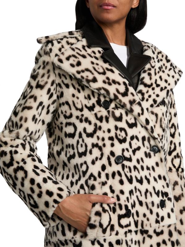 #5: معطف داستر بنقشة جلد الفهد من الكريستال - سنو ليوبارد