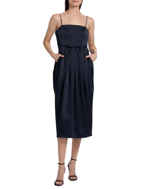 #2: فستان متوسط الطول بدون أكمام من Soline - القوات البحرية