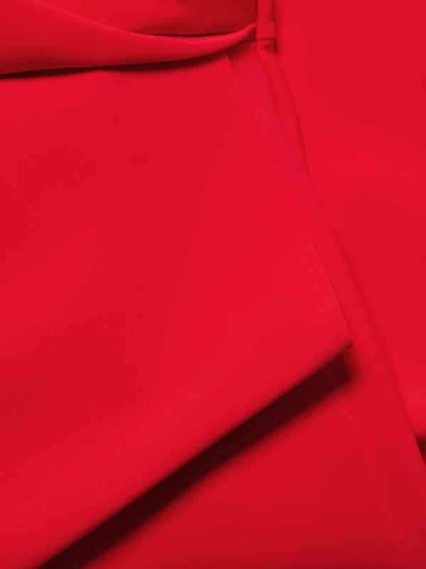 #6: فستان ترينا بأكمام مكشكشة - جيرانيوم