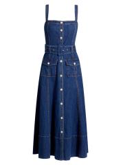 ワンピース GRETA MIDI DENIM DRESS Shop Cinq à Sept - Vega Denim Midi-Dress | Saks Fifth Avenue