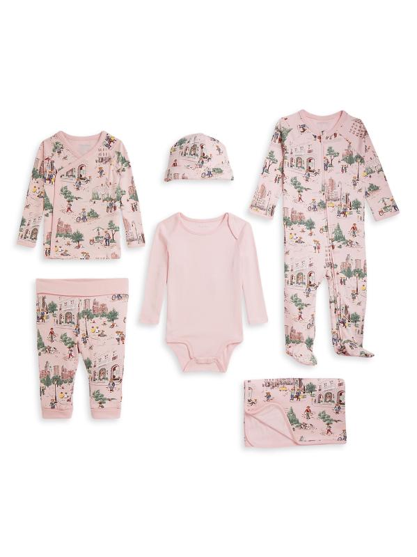 #2: مجموعة علب الهدايا المطبوعة لطفلة - طفلة دببة في مدرسة مدينة نيويورك