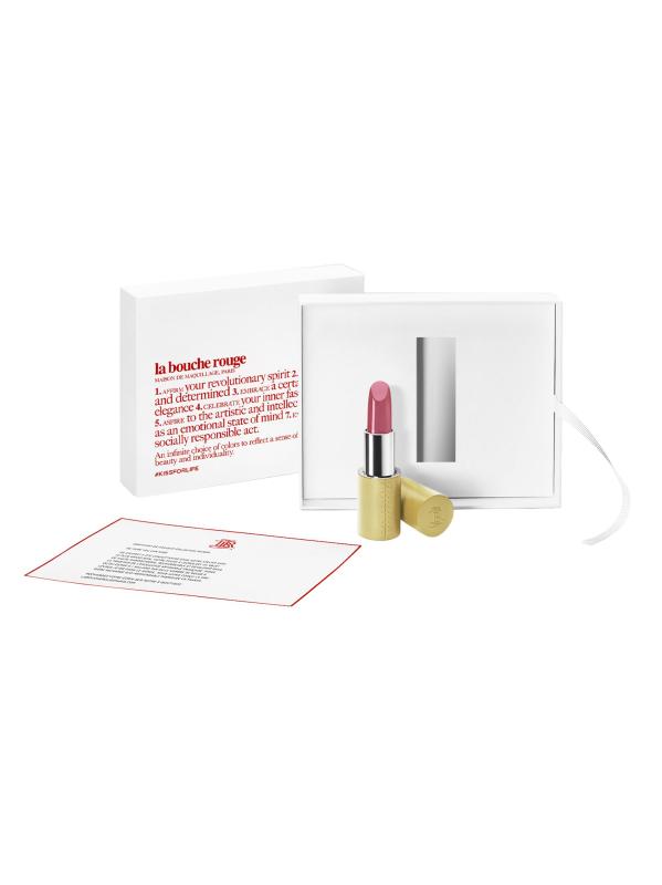 مجموعة أحمر الشفاه والحقيبة الجلدية من ذا ديليكت جولد