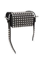 ◆ALEXANDER WANG◆リッコ スモール レザー クロスボディバッグ Ricco Mini Crossbody Bag in BLACK | alexanderwang®