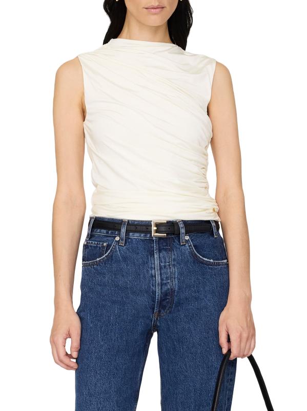 ANINE BING★ルイ・ビング ツアーTシャツ ANINE BING Louis Tee Bing Tour - Ivory