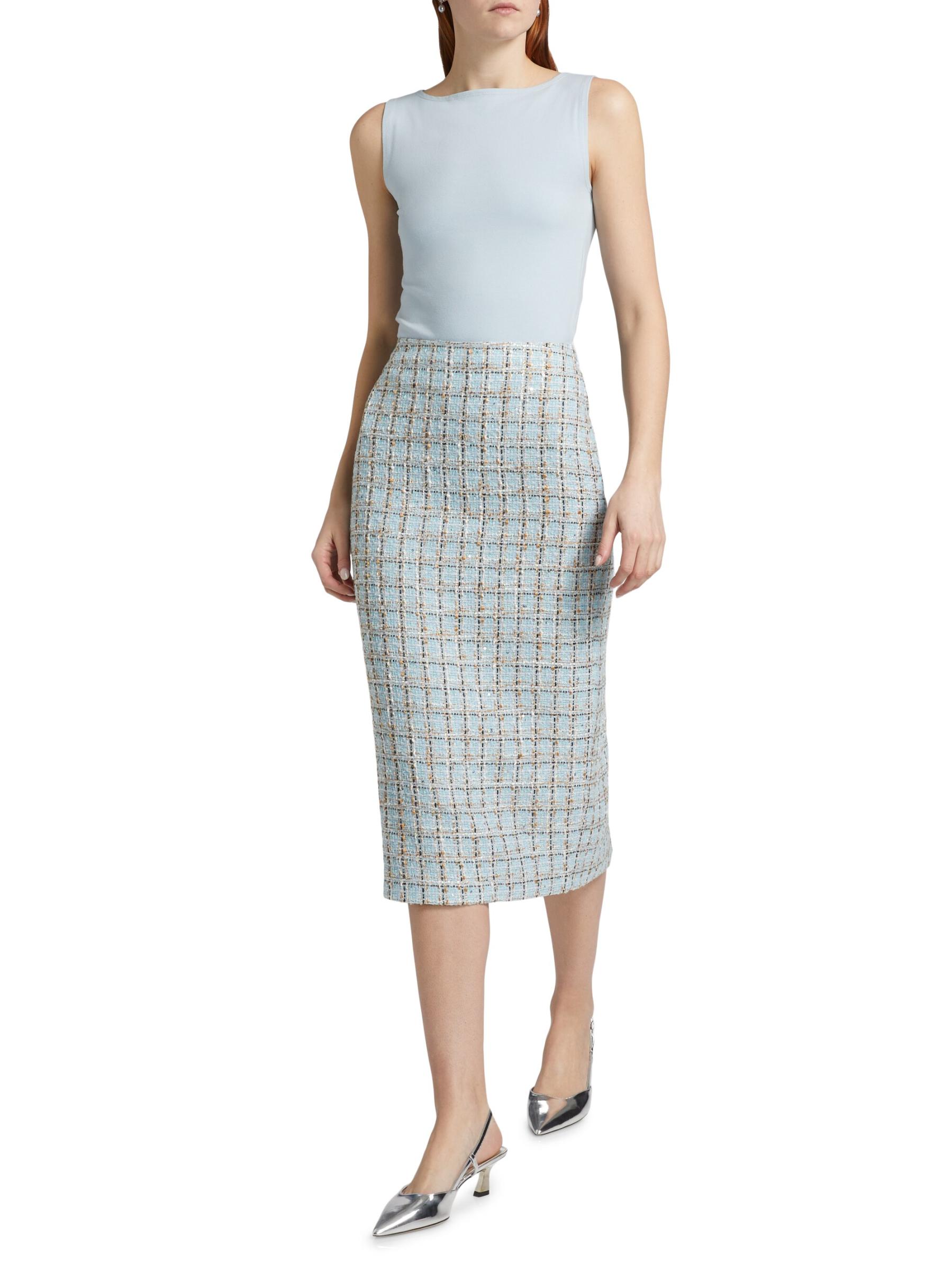 Mix tweed Pencil skirt – L'AUBE BLANC
