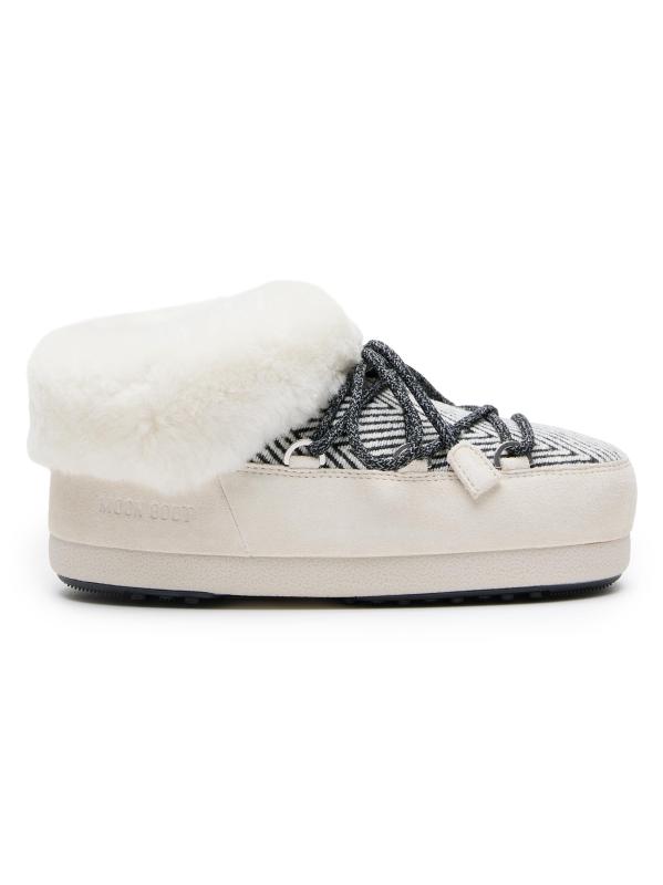 شاليه MB x Guest In Residence EVX، بغال من الجلد المدبوغ مبطنة بالفرو الصناعي