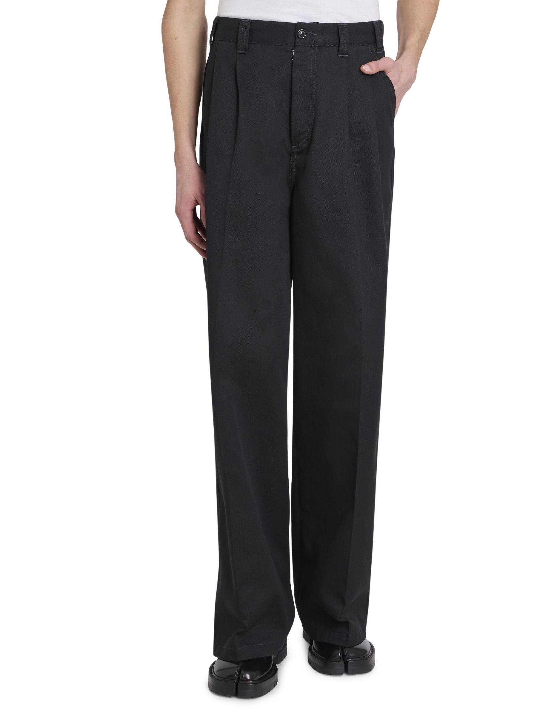 Shop Maison Margiela - Skater Cotton-Blend Chino Pants