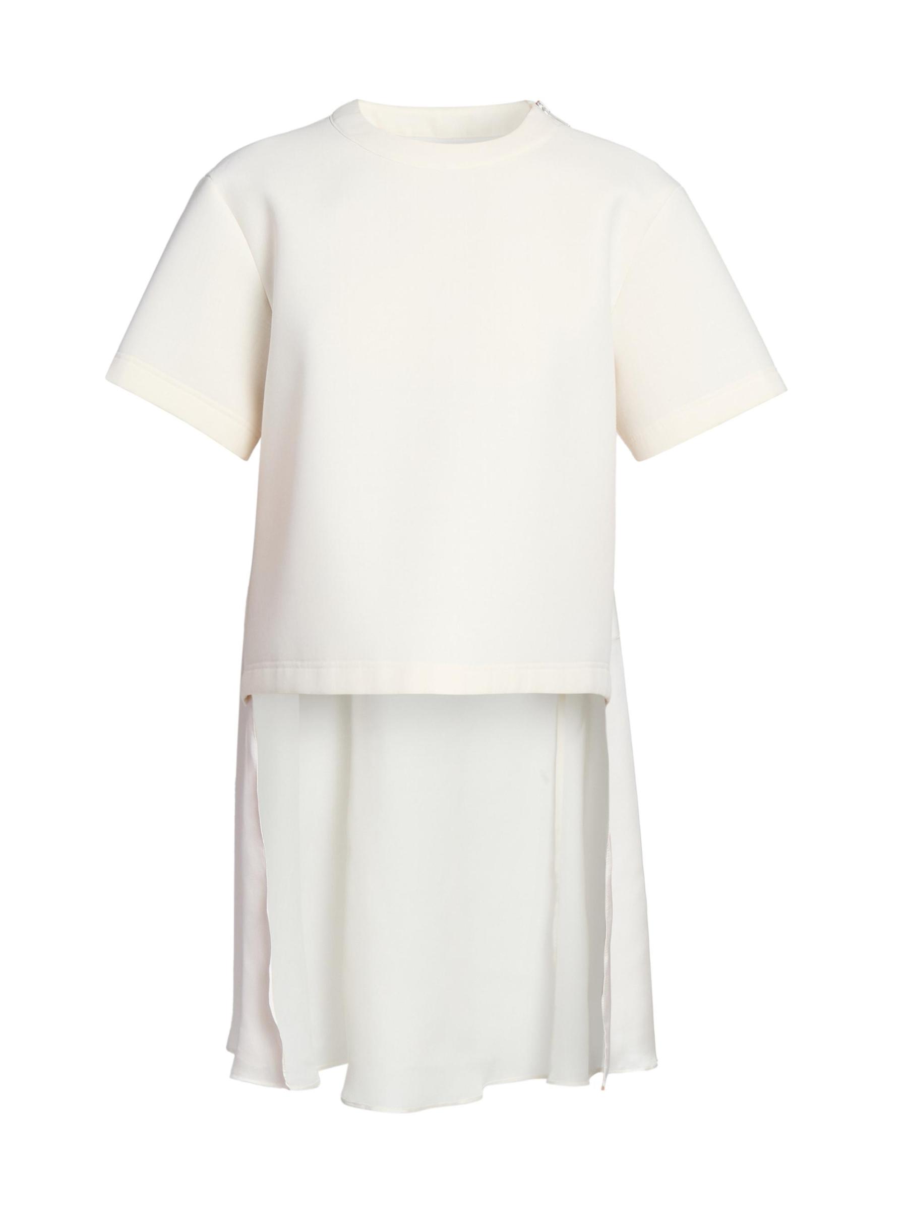 Shop Sacai - Suiting Bonding Mix Pullover | Saks Fifth Avenue Saks