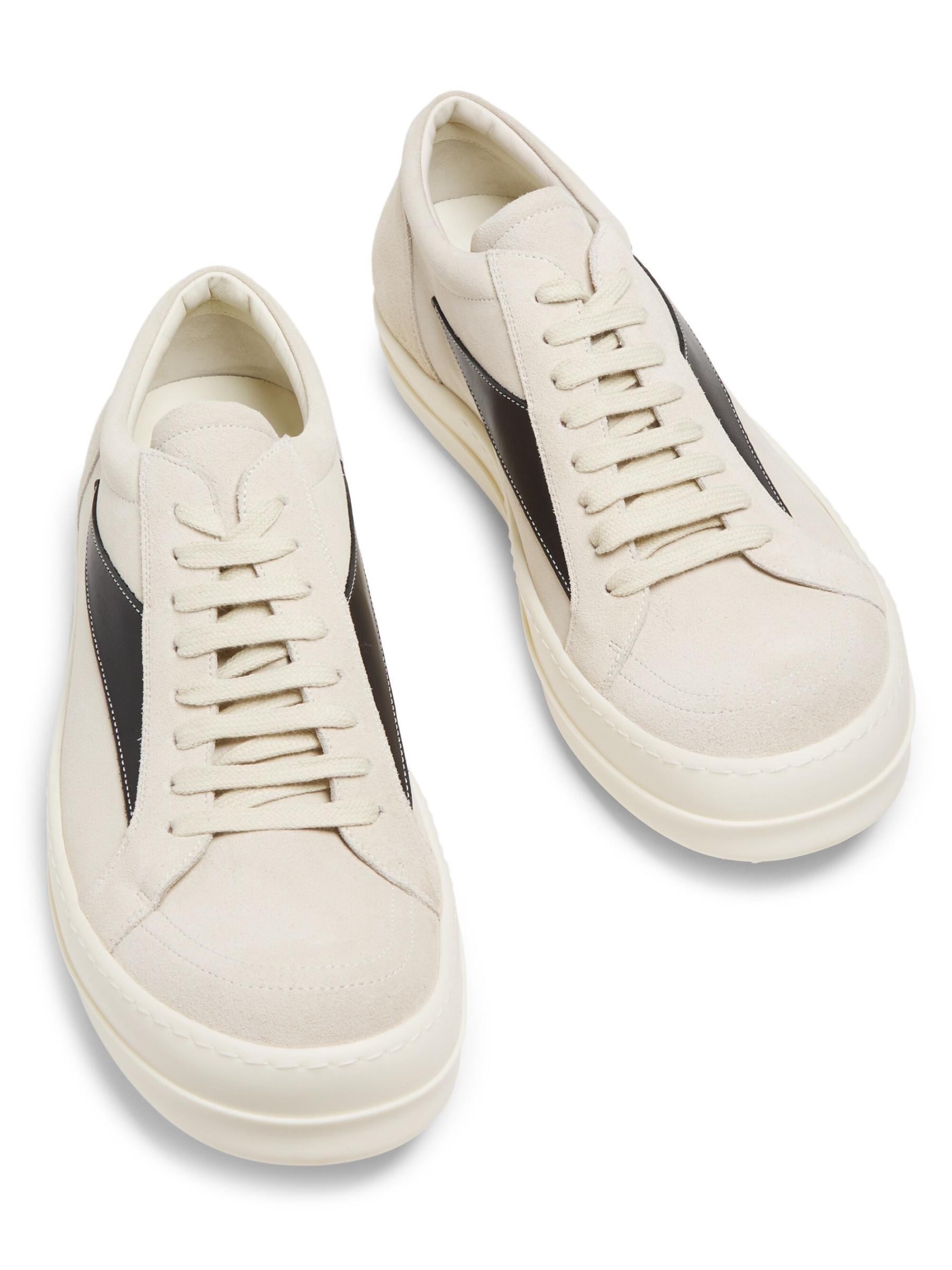 Rick Owens - ヴィンテージ スエード ロートップ スニーカー を