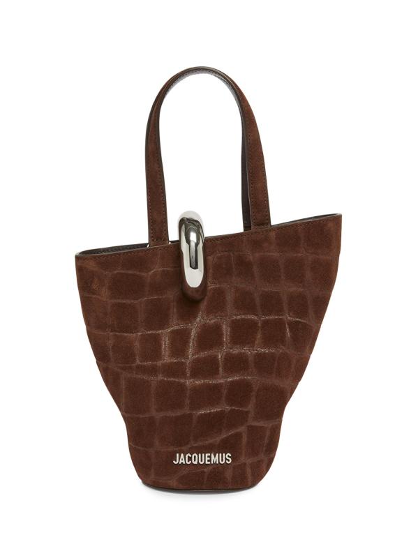 حقيبة لو بيتي بامبولا المصنوعة من الجلد المدبوغ بنقشة التماسيح