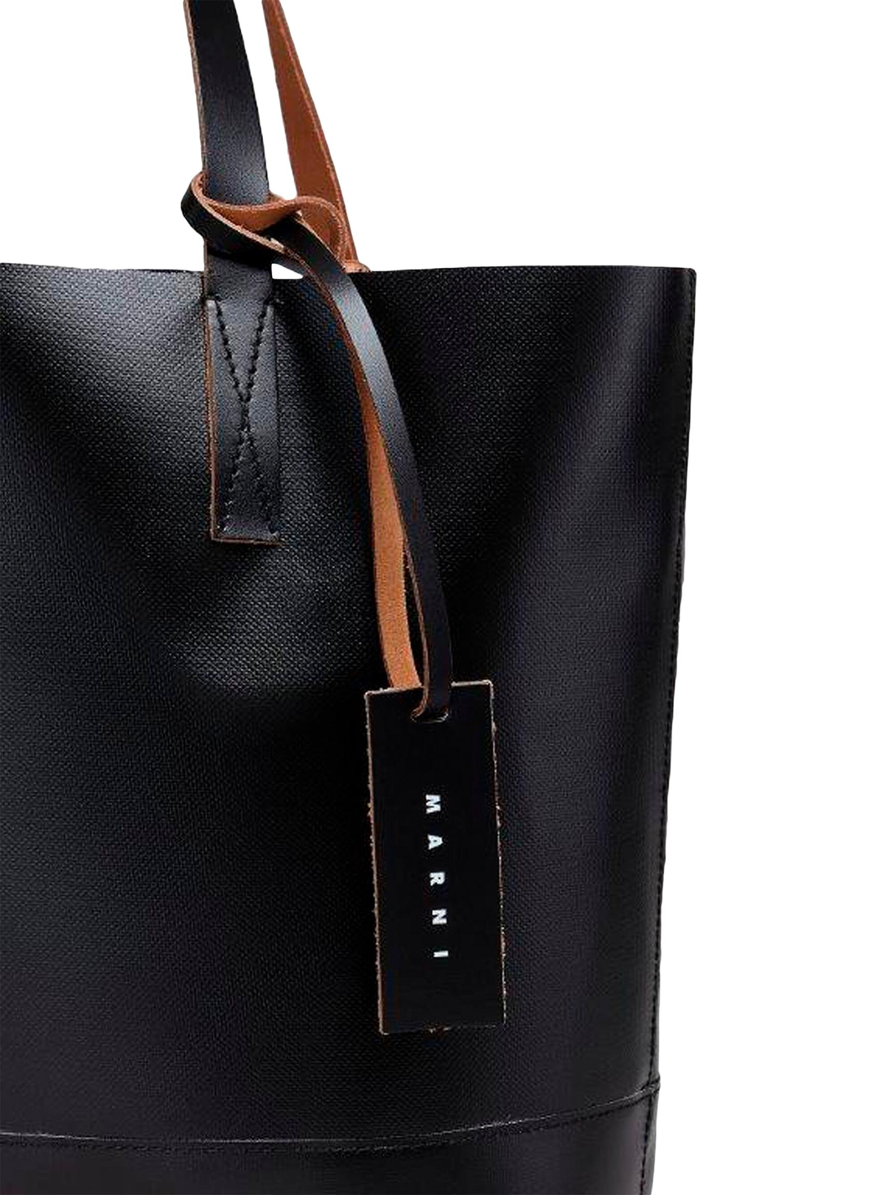 ★Marni★ トライベッカ ロゴプリント トートバッグ 関税送料込 関税送料込み】MARNI トライベッカロゴプリント トートバッグ
