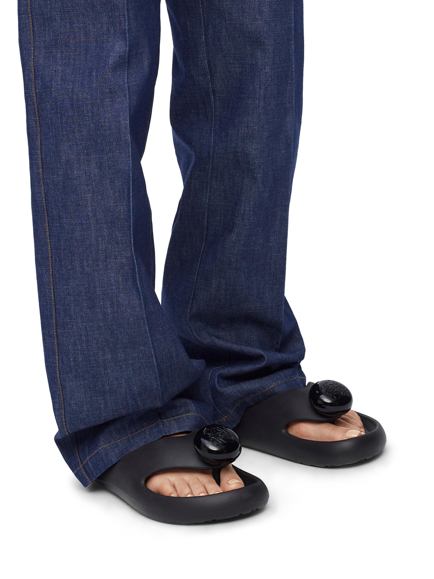 VIP【関税送料無料】希少 LOEWE BUBBLE THONG SANDALS Loewe Paula's Ibiza Foam Pebble thong sandals Loewe