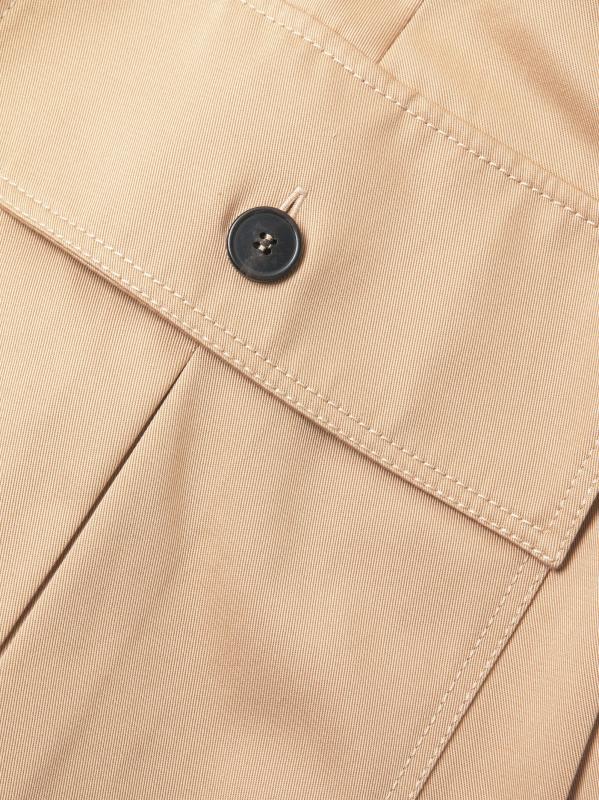 Weekend MaxMara ZEBIO コットン ショート スカート 関税送料込 Short skirt in cotton gabardine, beige | Weekend Max Mara