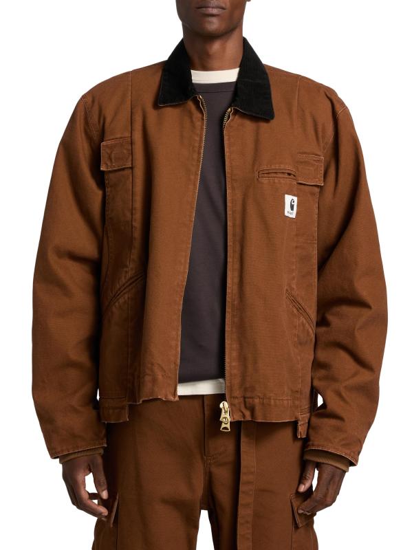 神谷sacai Carhartt WIP Duck Coat Carhartt WIP x sacai Reversible Duck Jacket 3colors Black