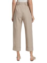 DT★Max Mara★pincio ピケパンツ Shop Max Mara - Palio Cotton Wide-Leg Crop Pants | Saks
