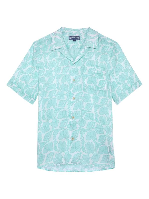 Seashells Linen Bowling Shirt