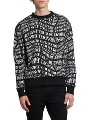 【VERSACE JEANS】◇日本未入荷商品◇ ロゴ スウェットシャツ Versace Jeans Couture - 歪んだロゴのスウェットシャツ を
