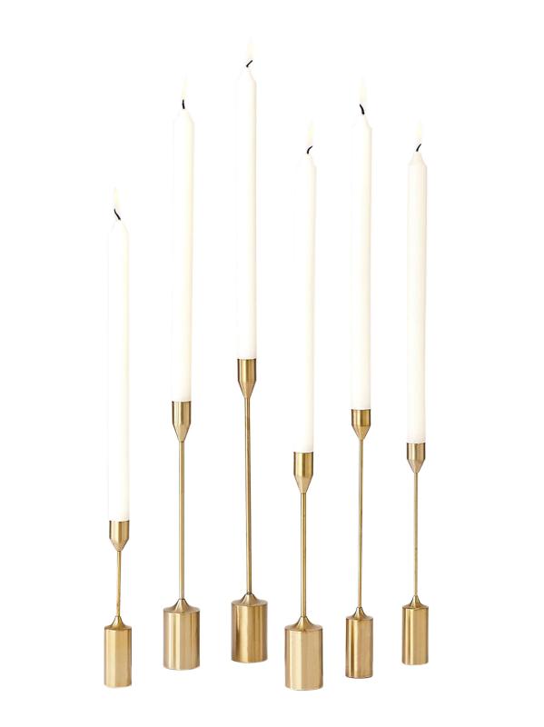 طقم حامل شموع من 6 قطع من تابر