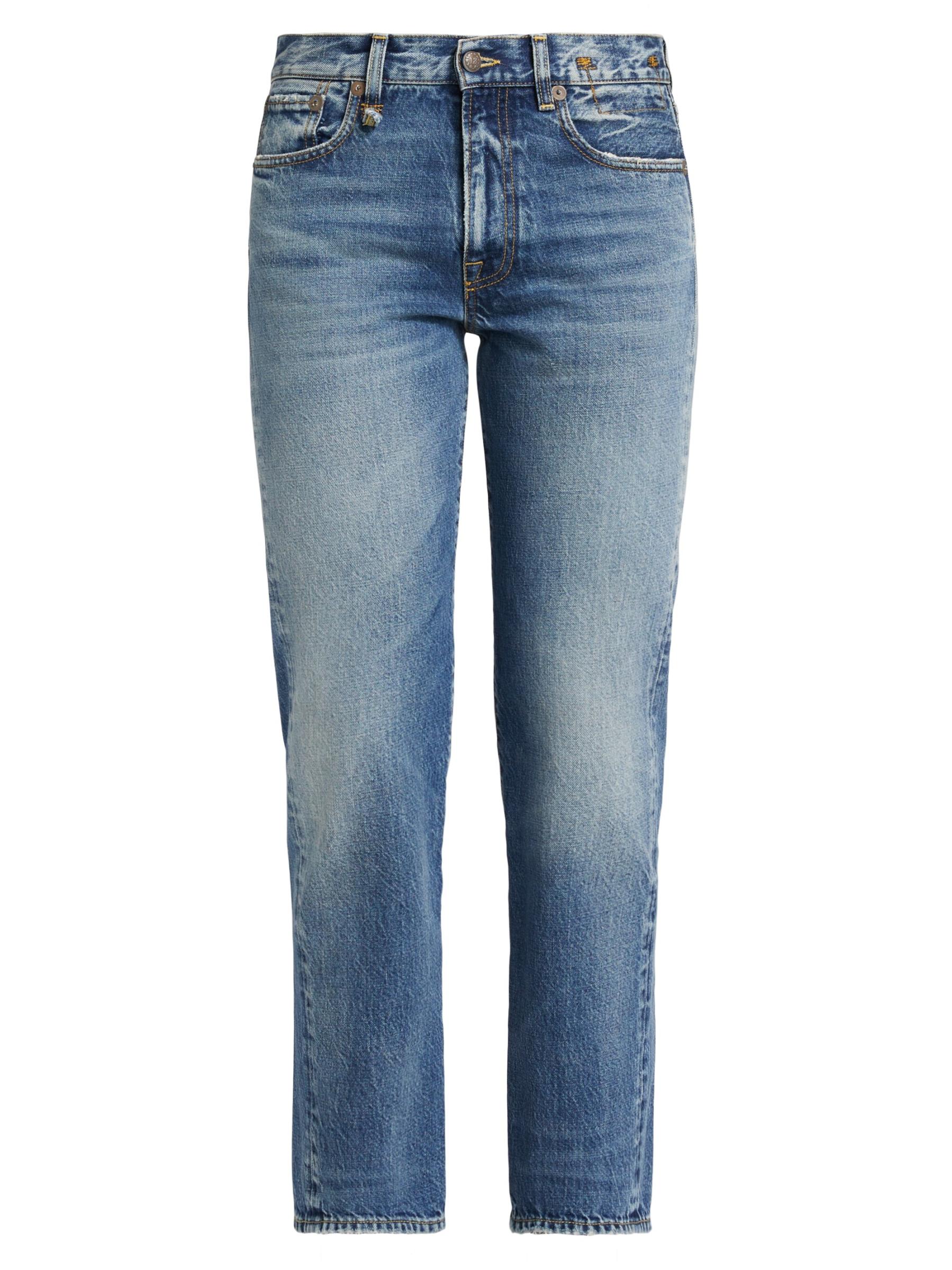 Shop R13 - Romeo Mid-Rise Straight-Leg Jeans | Saks Fifth